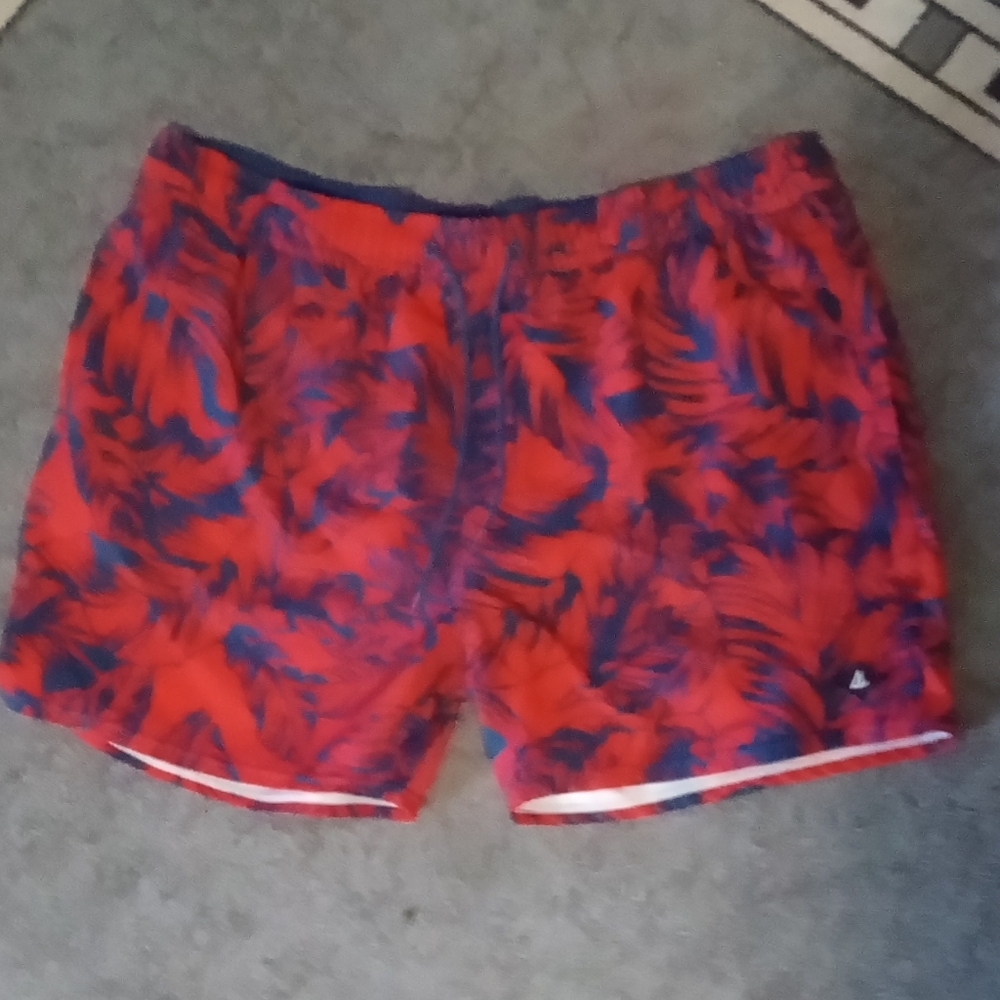 Sperry Vibrant Red and Navy Swim Trunks
